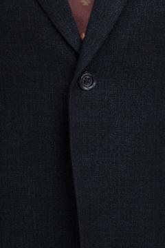 Bộ Suit Xanh Gân Vengoc Classic Fit TGS361